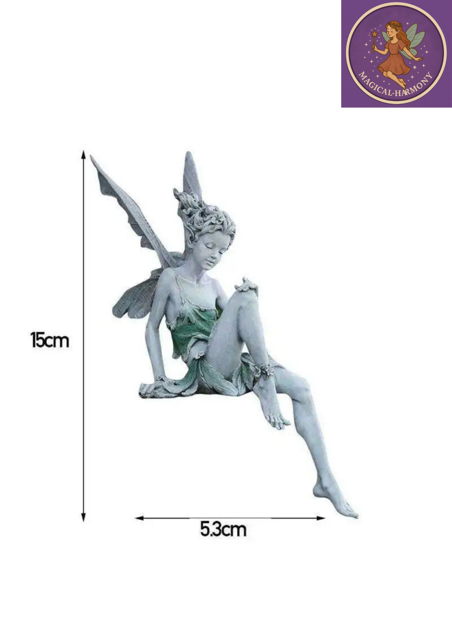 Resin Craft Landscaping Yard Decoration HoOutdoor Fairy Statue Garden Ornament
