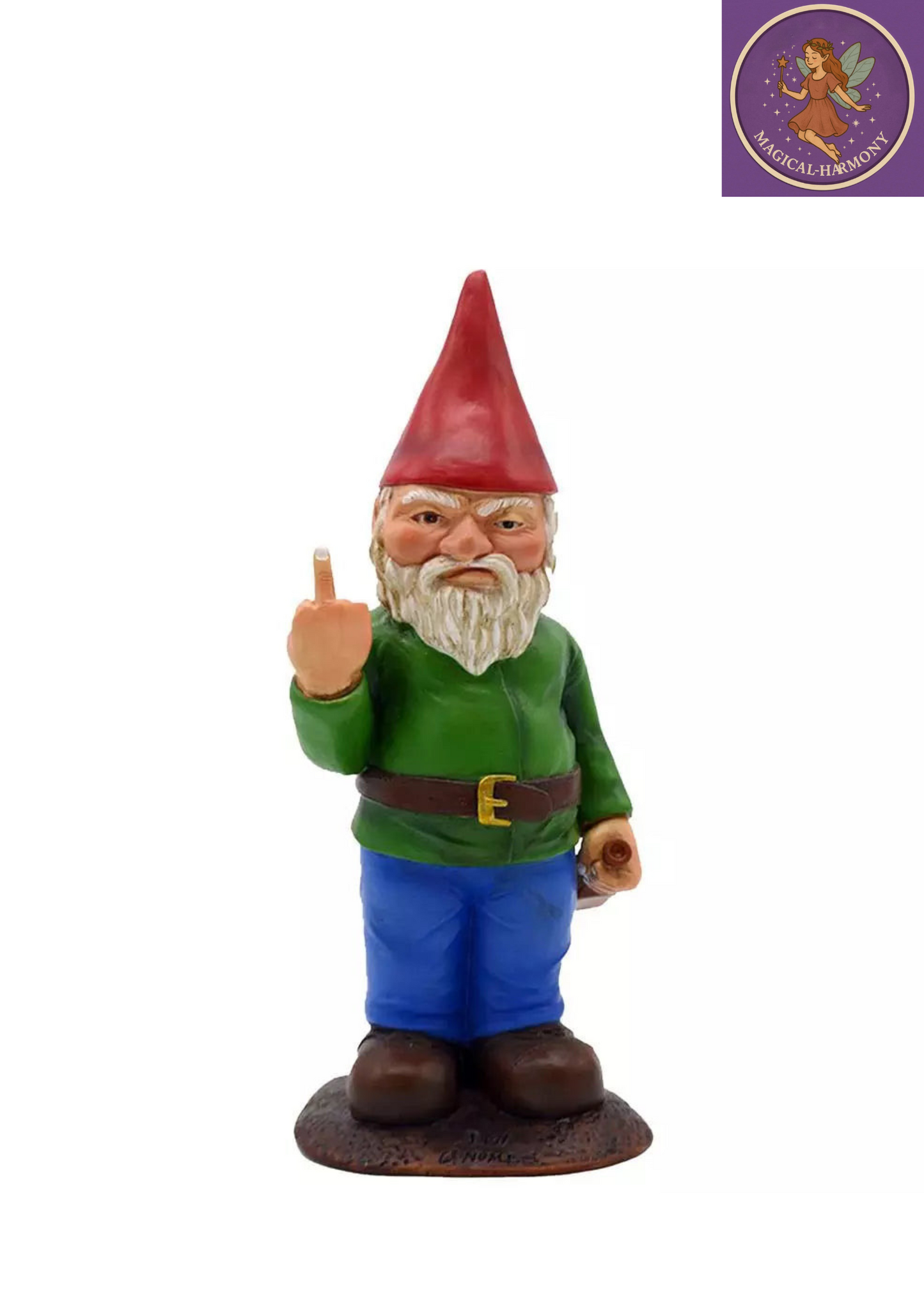 Funny Middle Finger Garden Gnome