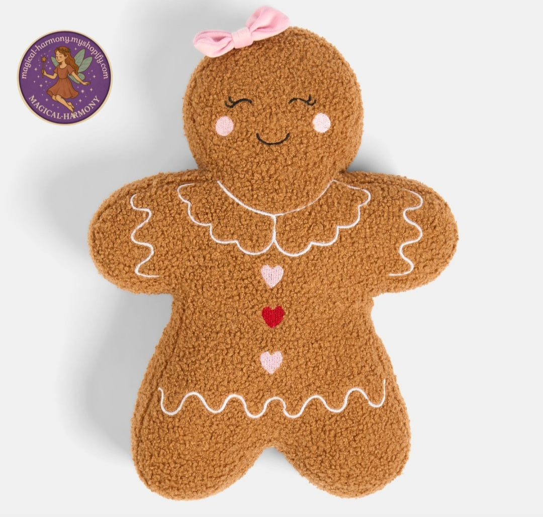 Boucle Gingerbread Girl Cushion.