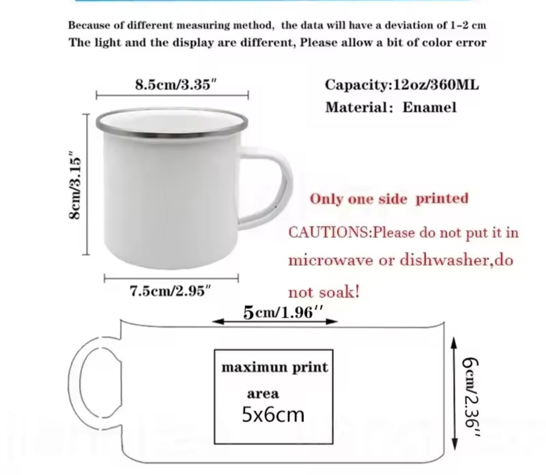 Dad's Camping/Travel Tin Mug