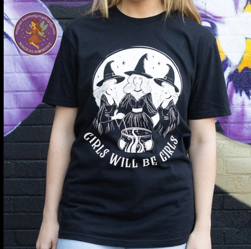 Multiple Designs, Witchy T,Shirts In Various Sizes