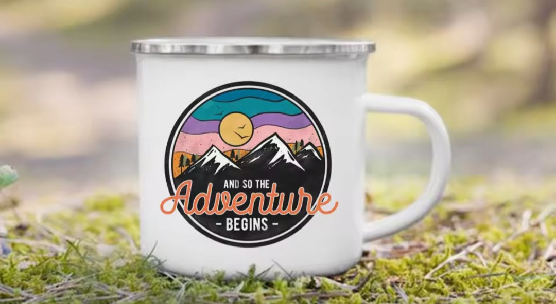 Tin Camping Mug