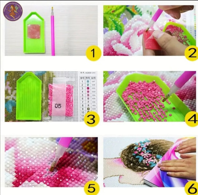 3pcs DIY Diamond Painting Kit