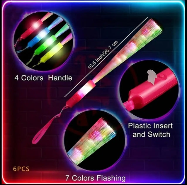 LED Fibre Optic Glow Stick.
