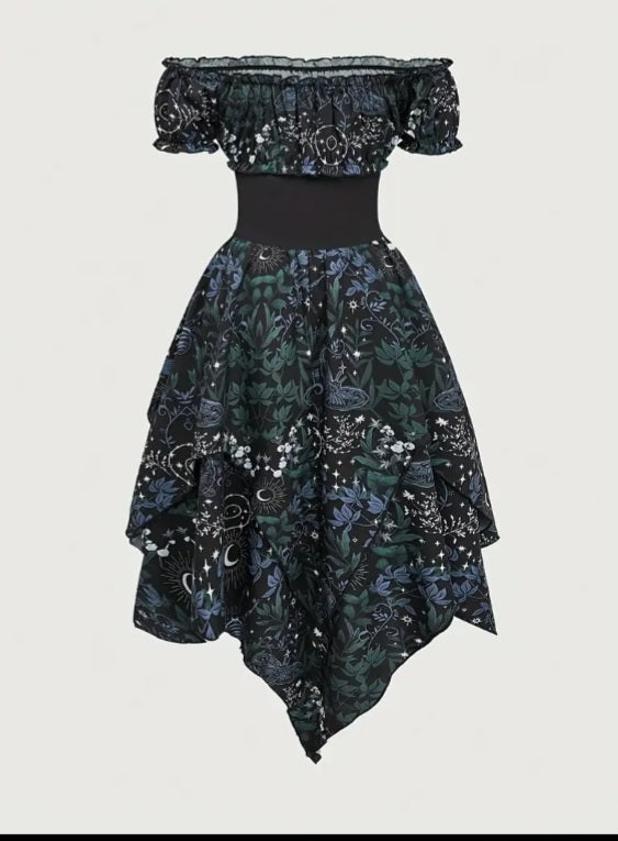 Plus Size Star & Moon Dress