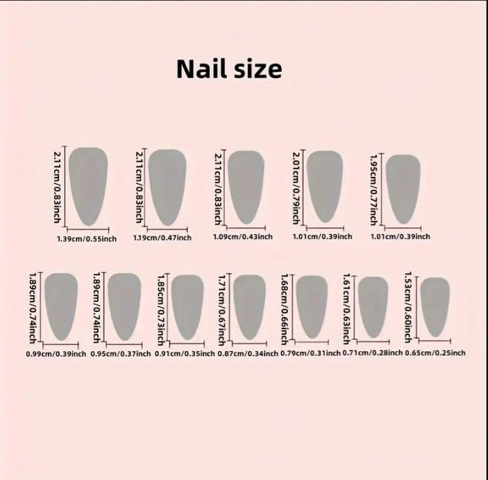 Various Stick On Nails