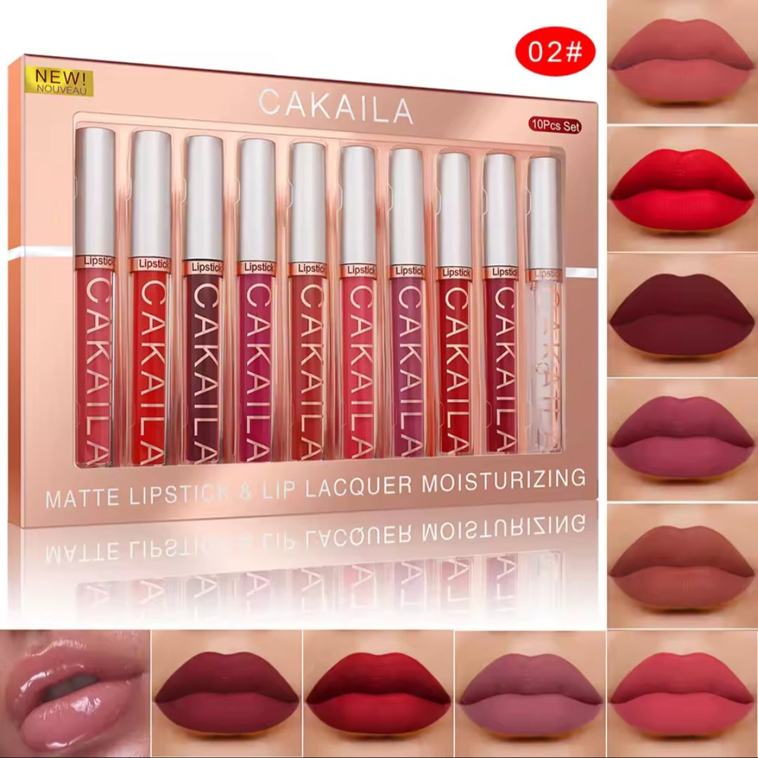 10 Piece Cakaila Lip Gloss
