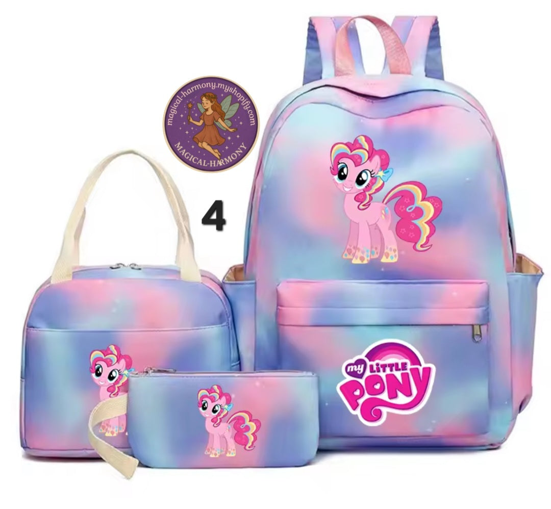 3 Piece Pony Bags.