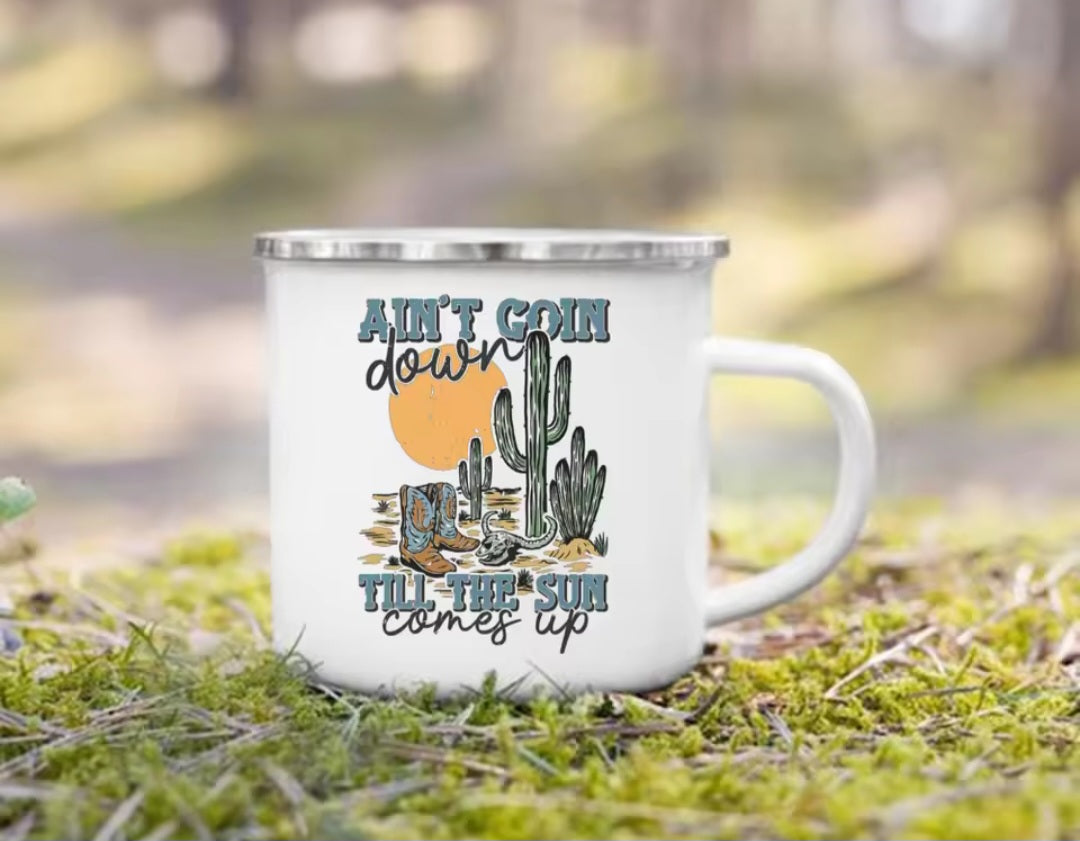 Tin Camping Mug
