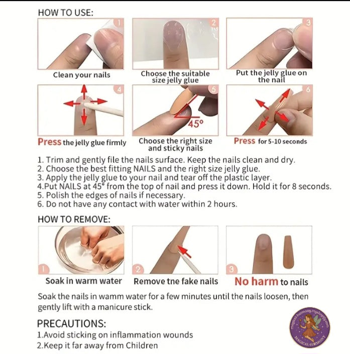 Stick On Nails