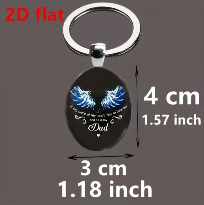 In MemoyOf Dad Keyring