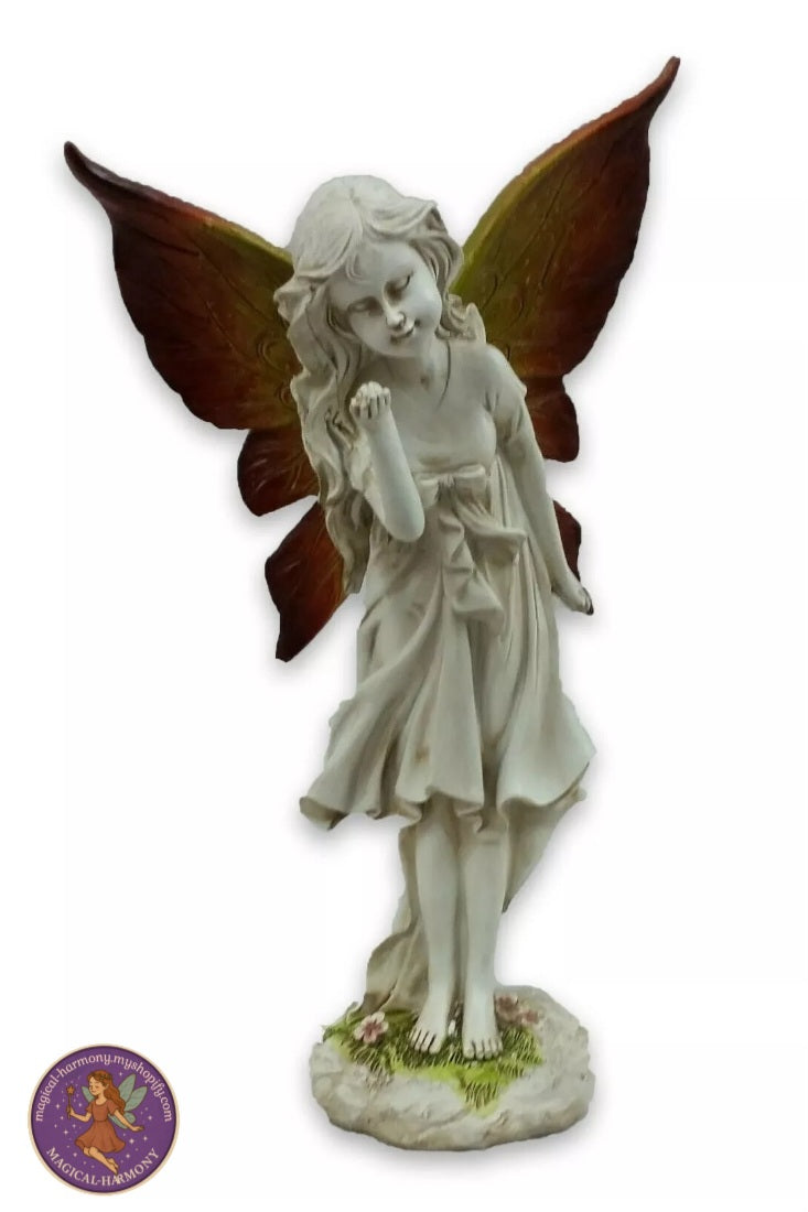 Colourful Wings Large Magical Fairy Statue