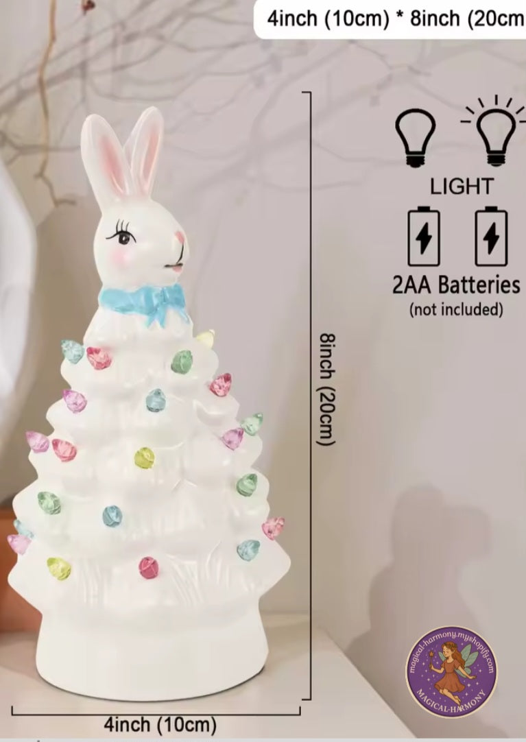 Easter Bunny tabletop light-up ornament