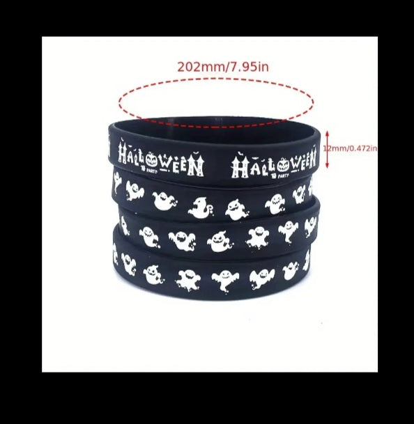 Something Different This Halloween Halloween. Silicone Bracelet.