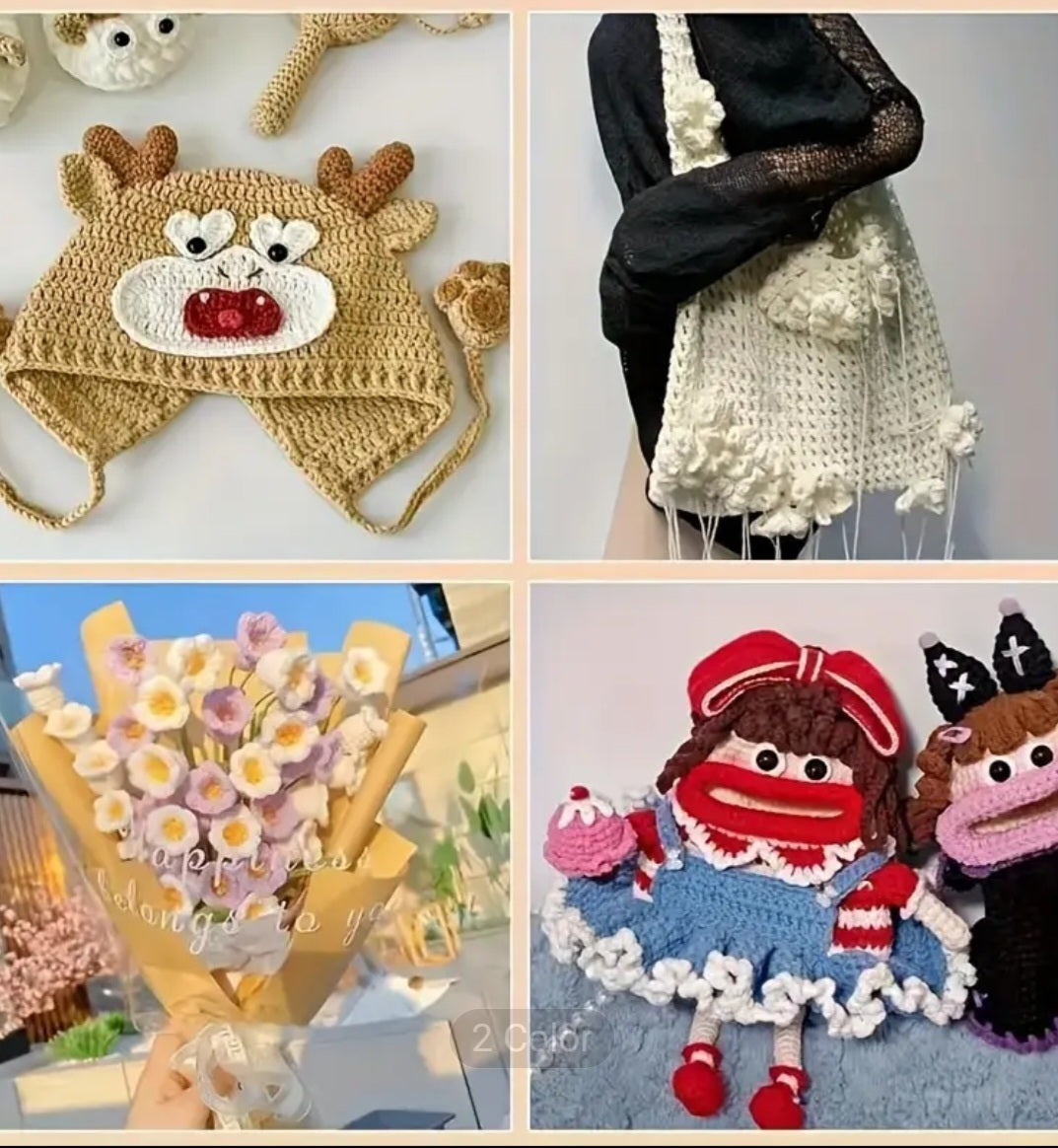 103 Piece DIY Crochet Kit.