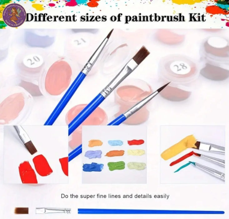 3pcs Paint By Numbers Kit!