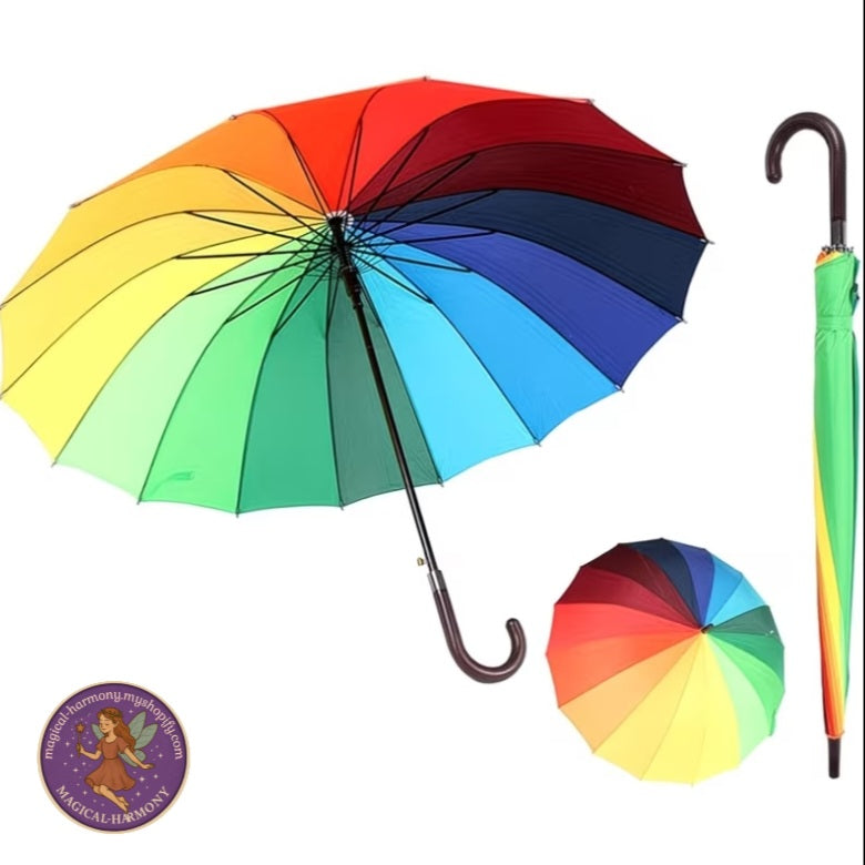 45" Rainbow Umbrella
