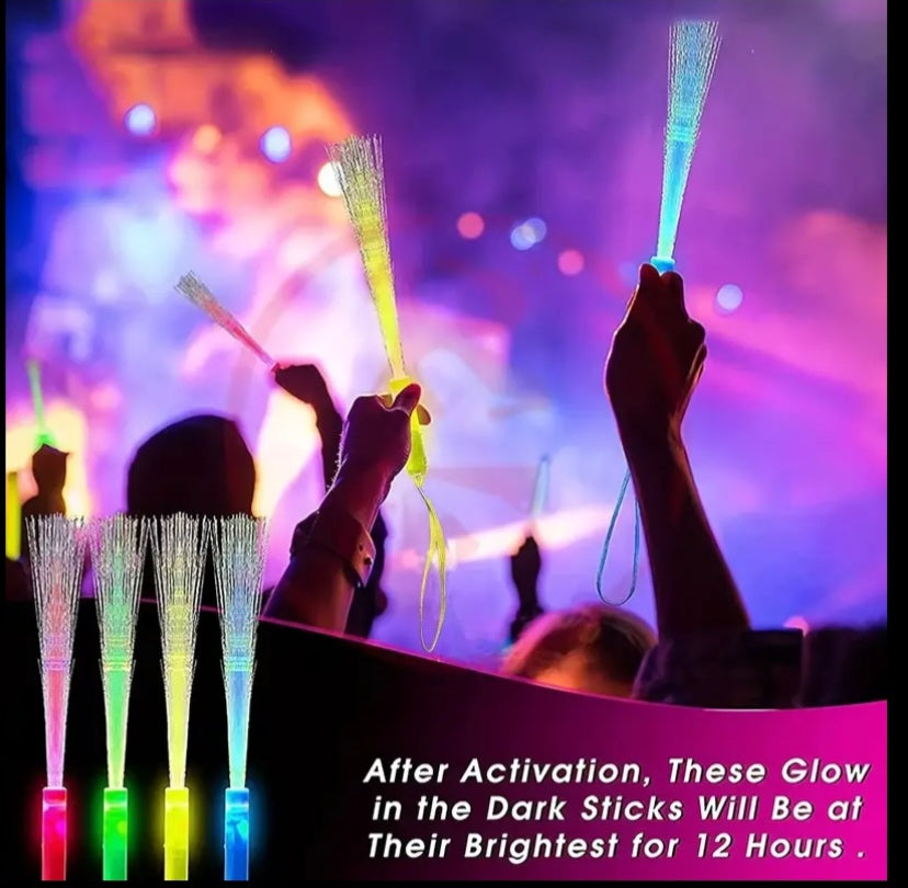 LED Fibre Optic Glow Stick.