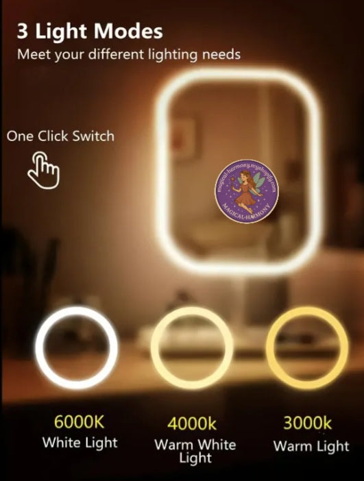 2PCS LED Vanity Mirror Set