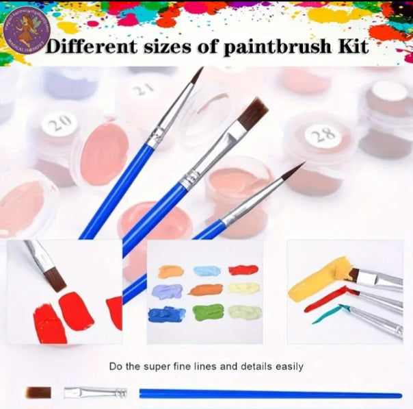 Butterfly & Flower Paint By Numbers Kit
