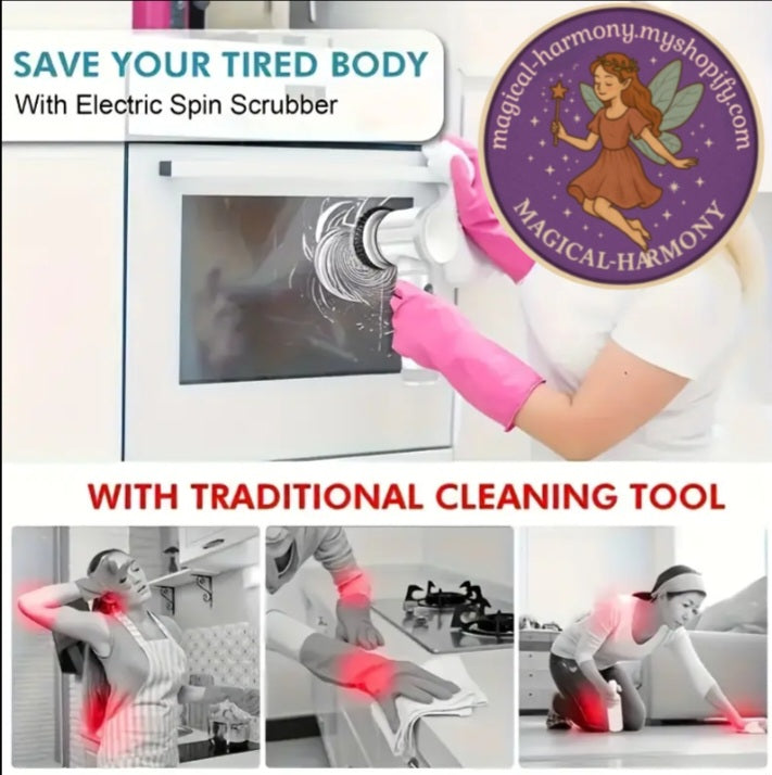 5-in-1 Rechargeable Electric Cleaning Brush Set
