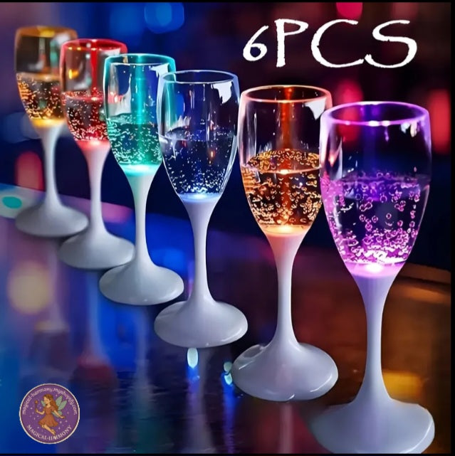 Vibrant Party LED Light-Up Cups (6-Pack)