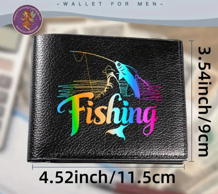 Men’s Black Faux Leather Wallet