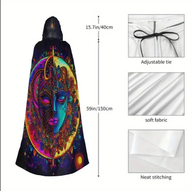 Hooded cape