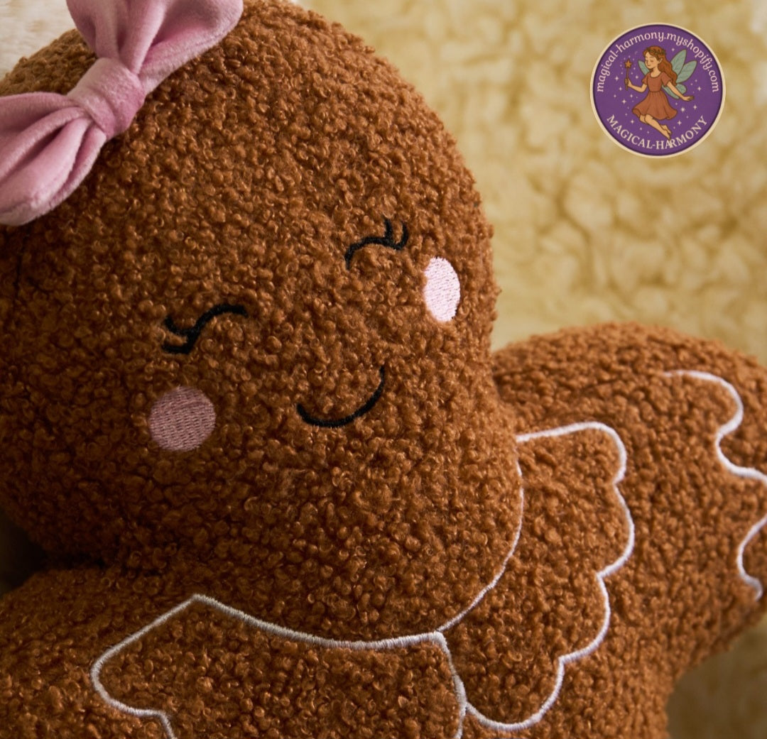 Boucle Gingerbread Girl Cushion.