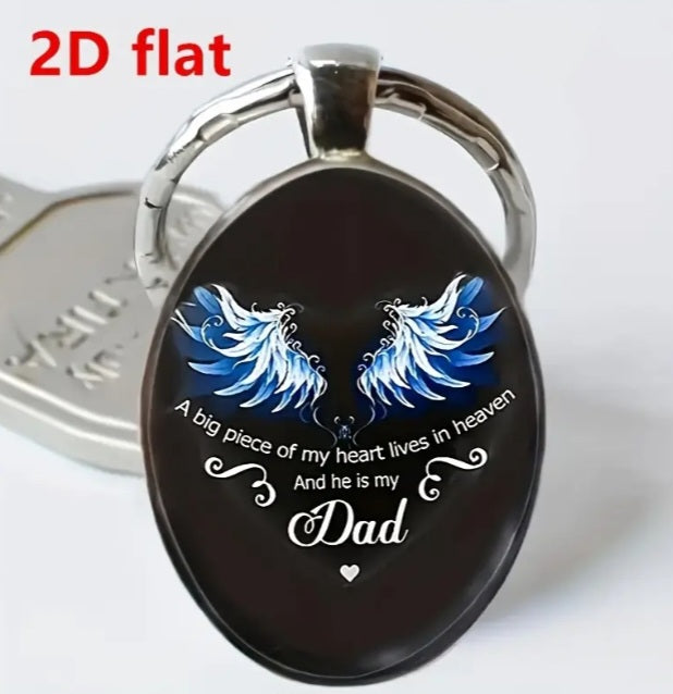 In MemoyOf Dad Keyring