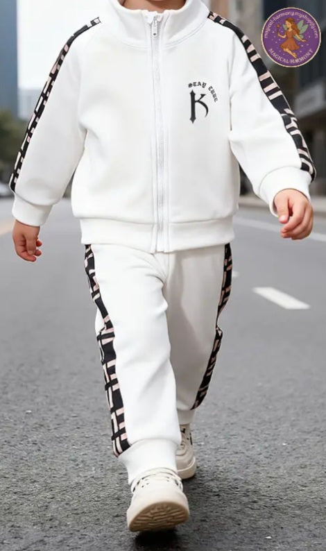 Boys 2-Piece Letter Print Set