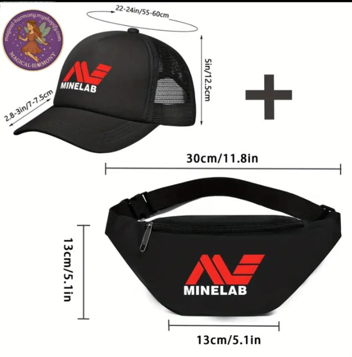 Minelab Waist Bag & Cap Combo