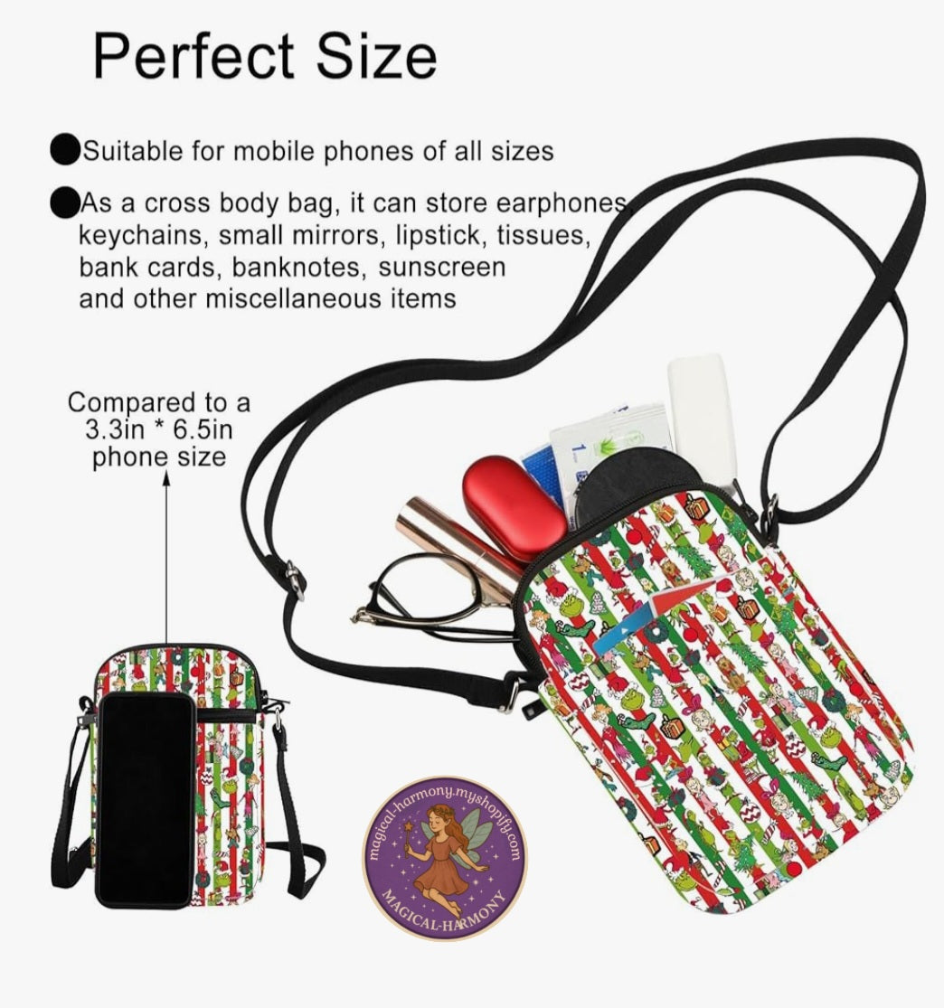 Cross Body Grinchmas Bag