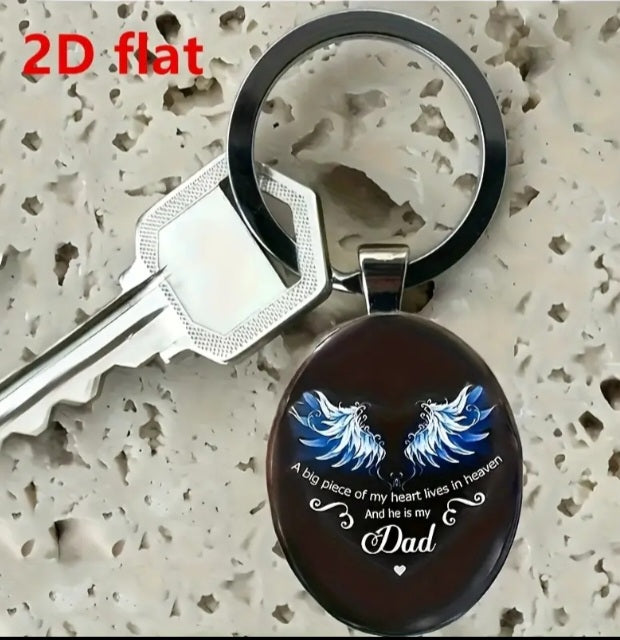 In MemoyOf Dad Keyring