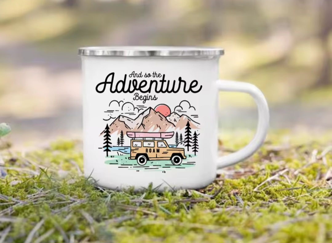 Tin Camping Mug