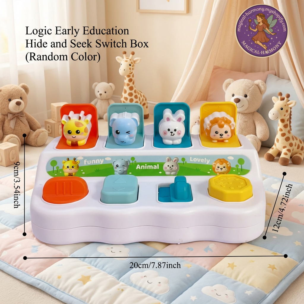 Interactive Animal Peek-a-Boo Toy Box