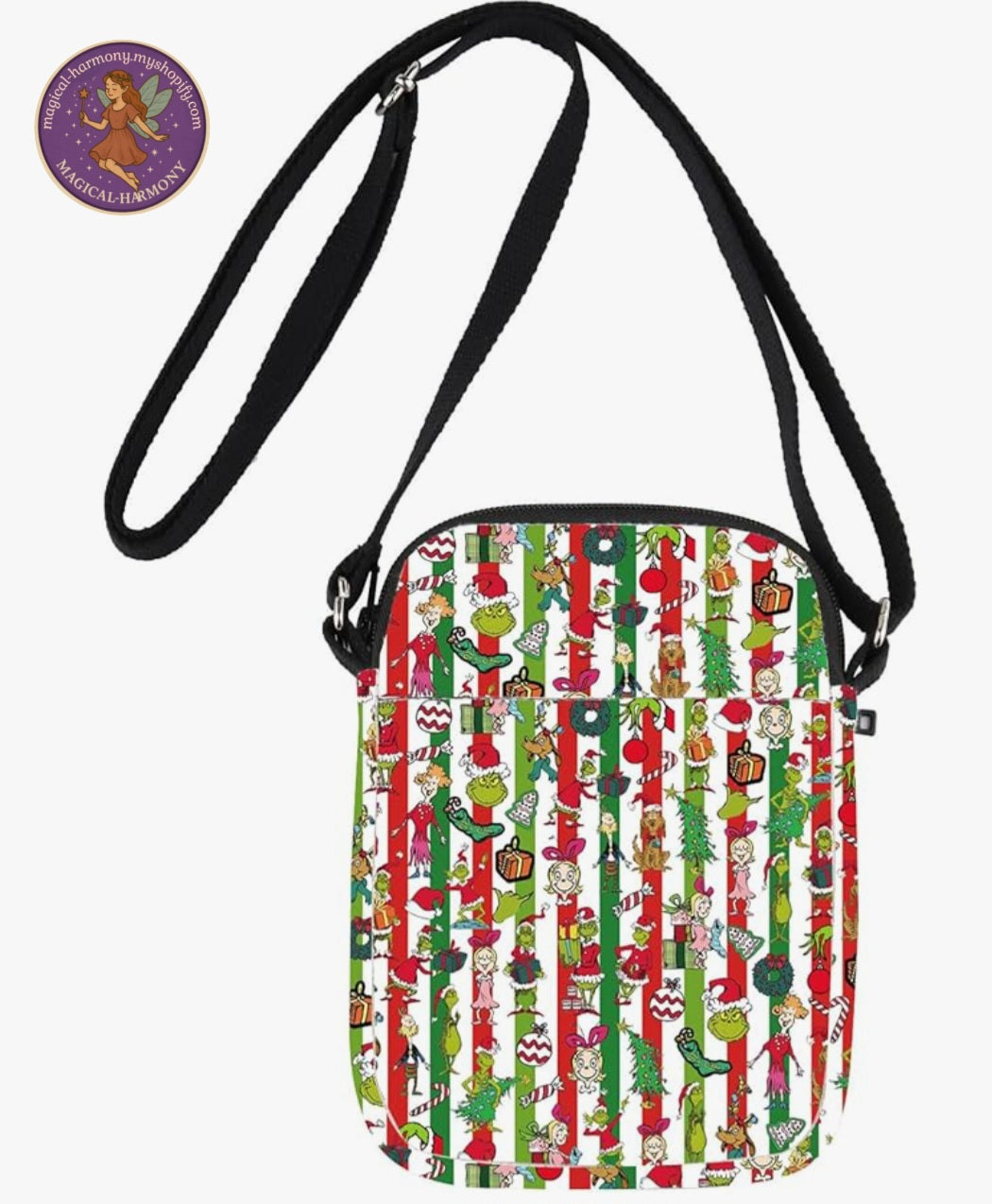 Cross Body Grinchmas Bag