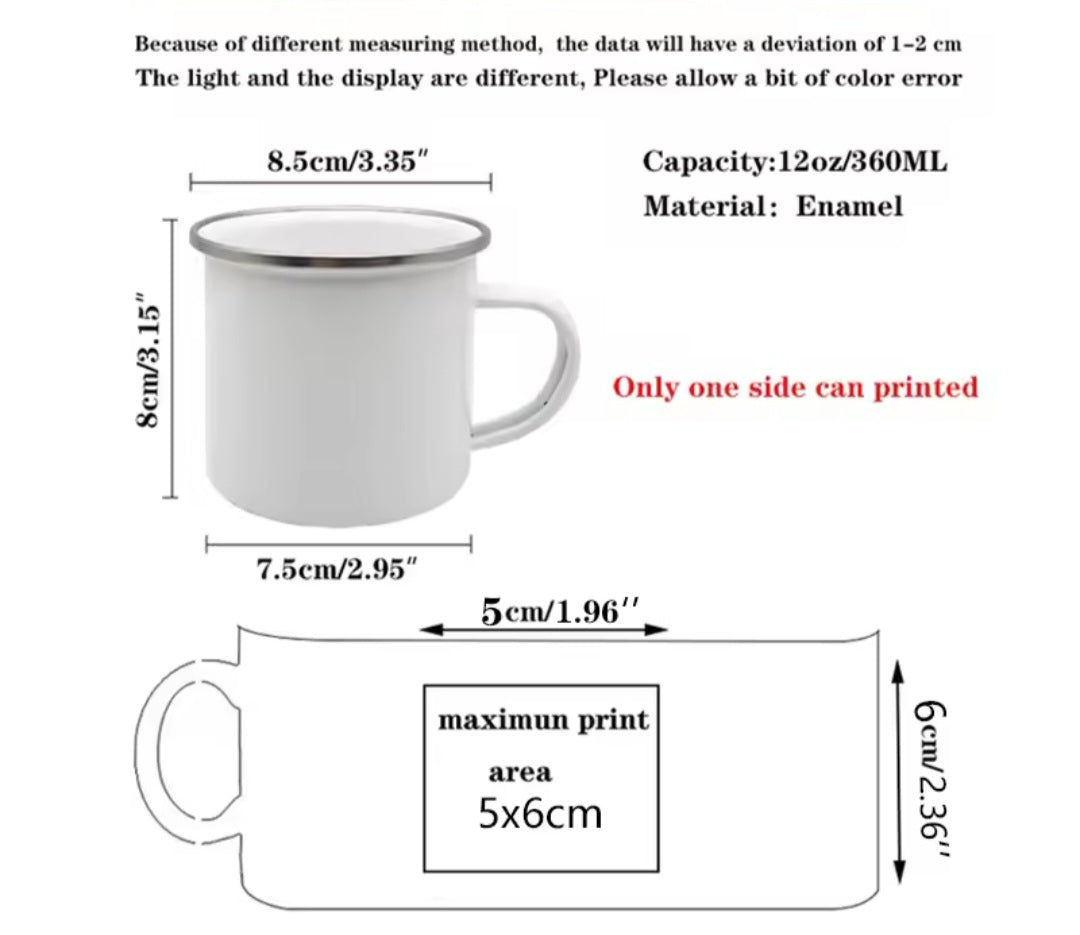 Tin Camping Mug