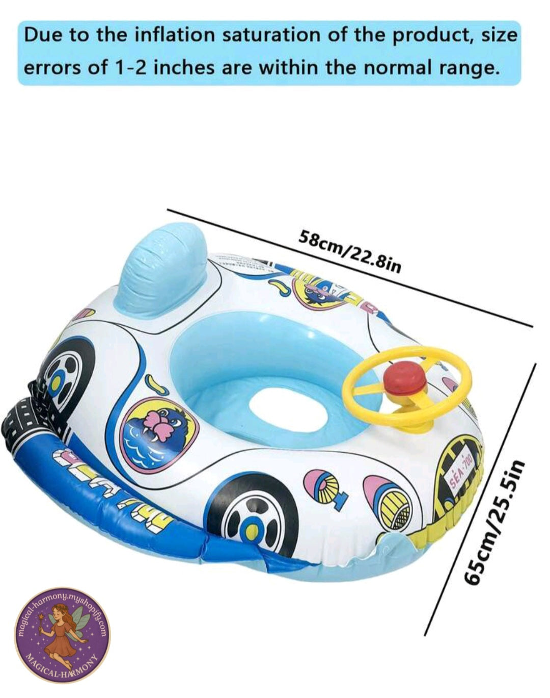 Inflatable Patrol Boat Swim Ring Seat