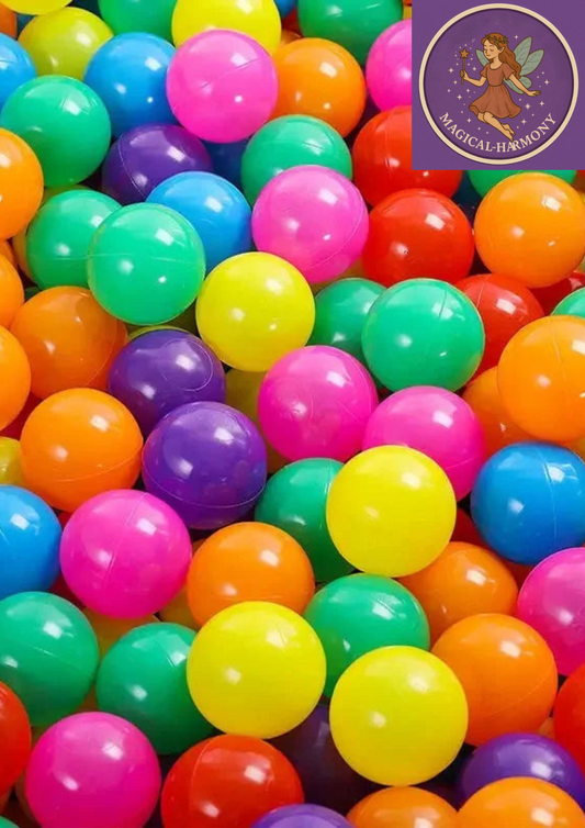 48PCS Colorful Air Wave Balls Pool Water Children Fun Toys Free Squeezing Outdoor Sports Balls Environmental Air Balloons