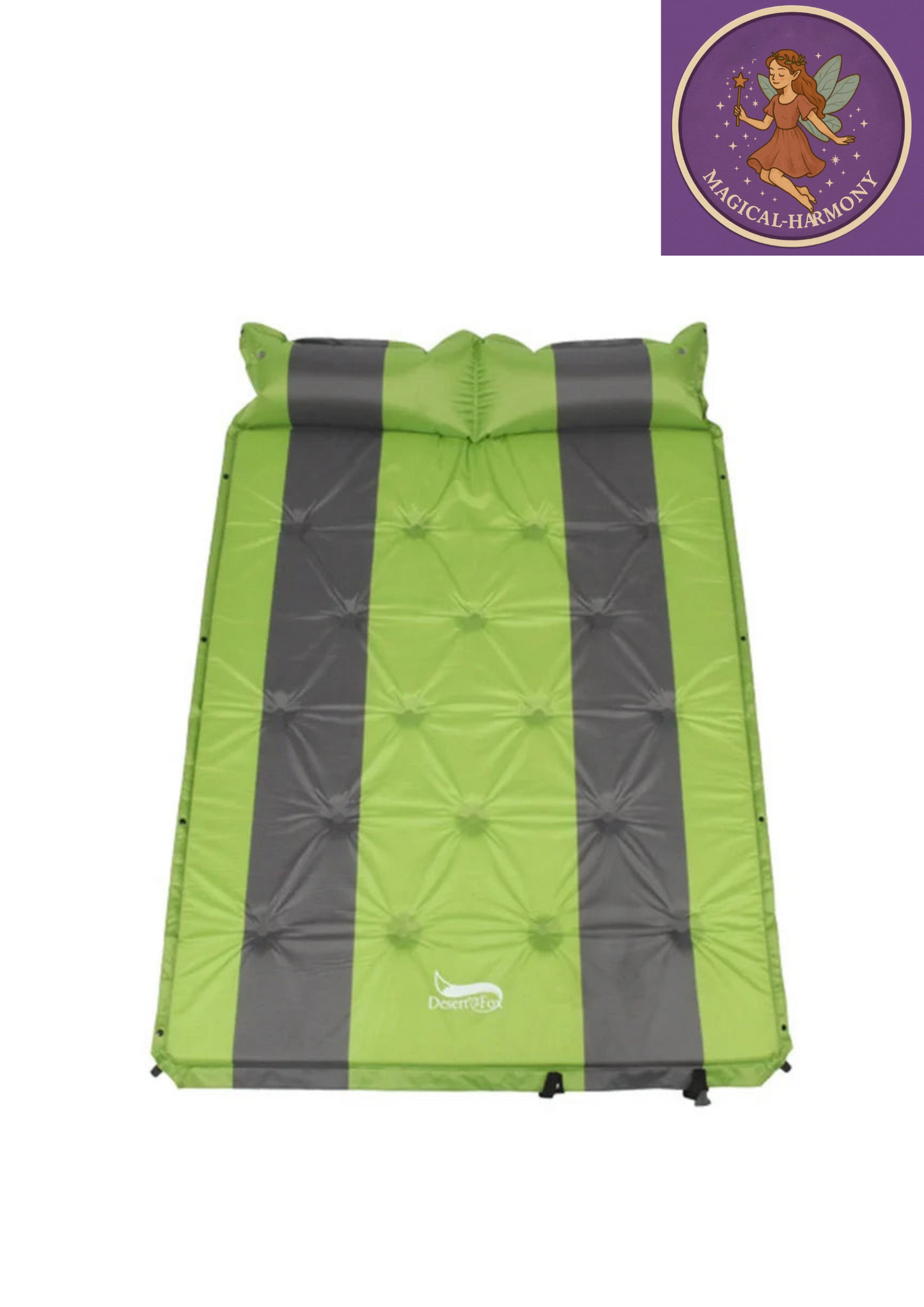 2 Person Air Mattress Self-Inflating Sleeping Mat Attached Air Pillow