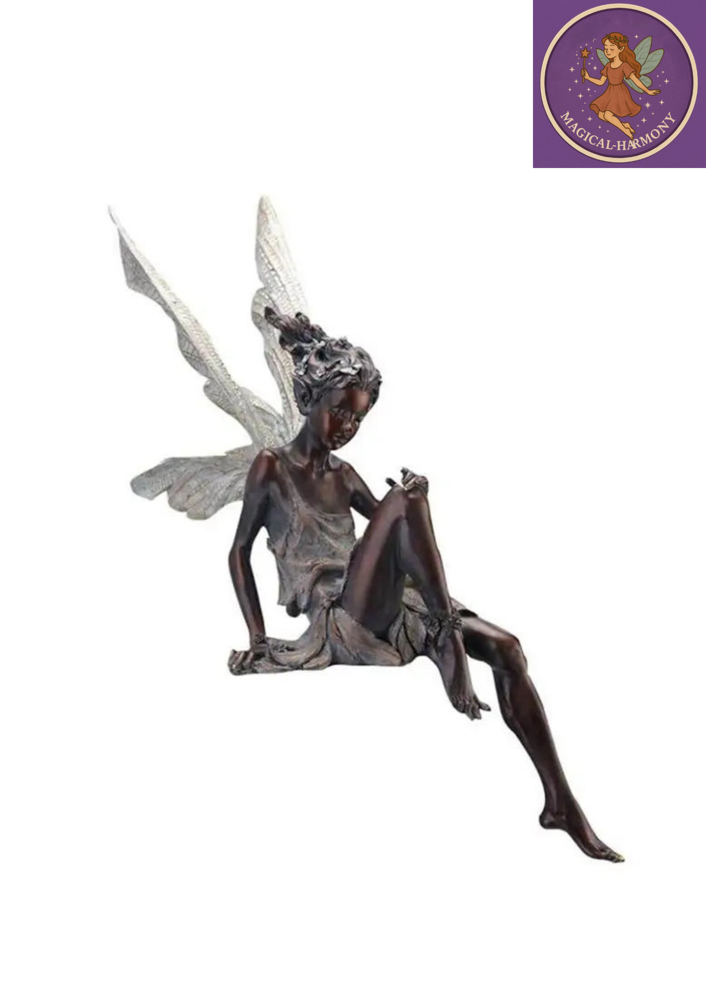 Resin Craft Landscaping Yard Decoration HoOutdoor Fairy Statue Garden Ornament