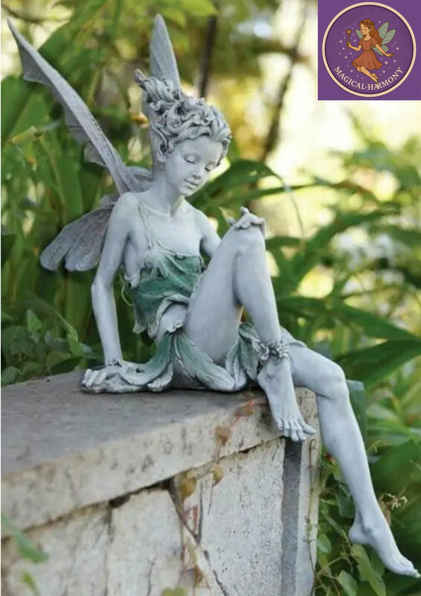 Resin Craft Landscaping Yard Decoration HoOutdoor Fairy Statue Garden Ornament