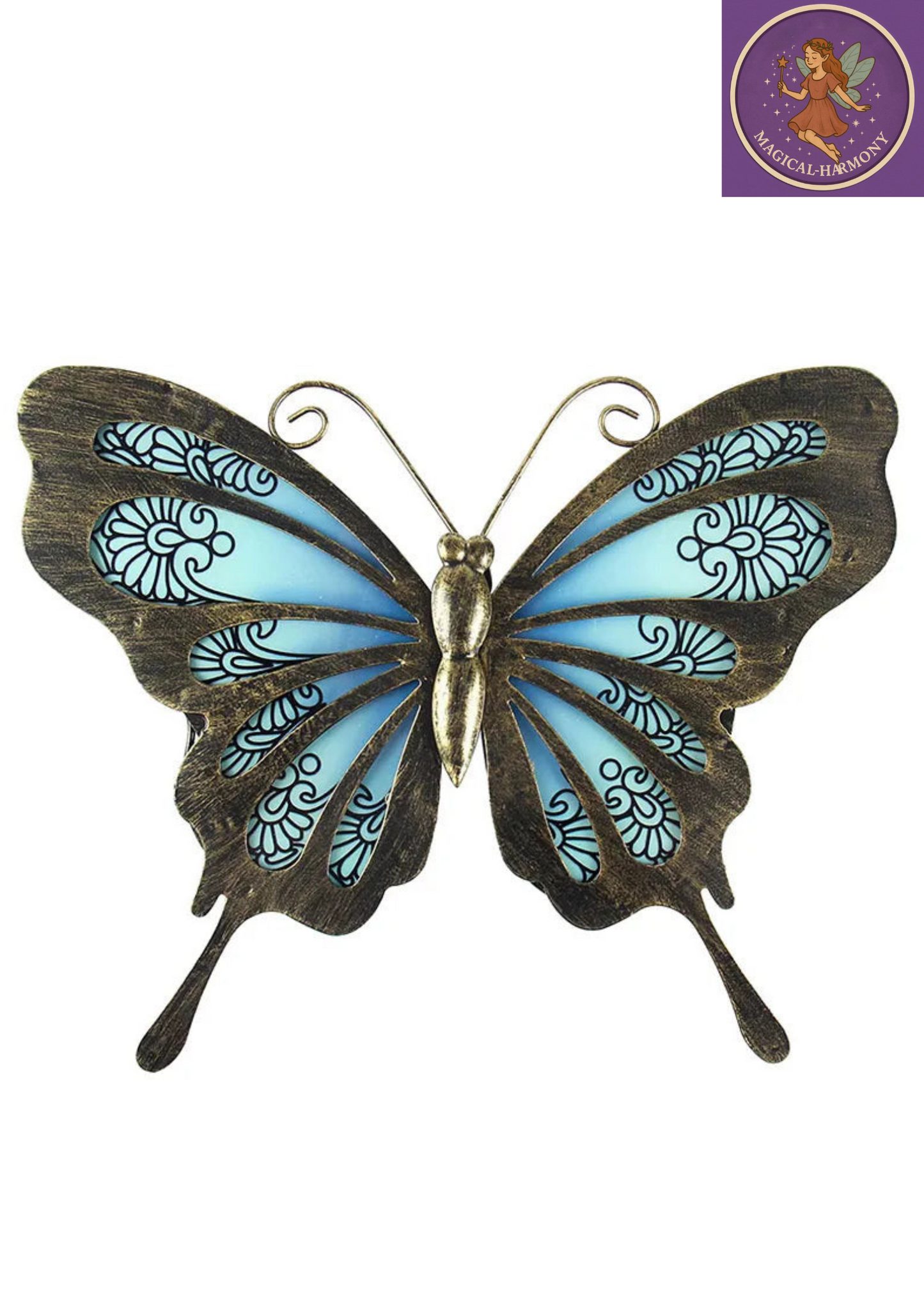 Indoor Home Decor Metal Butterfly Wall Artwork