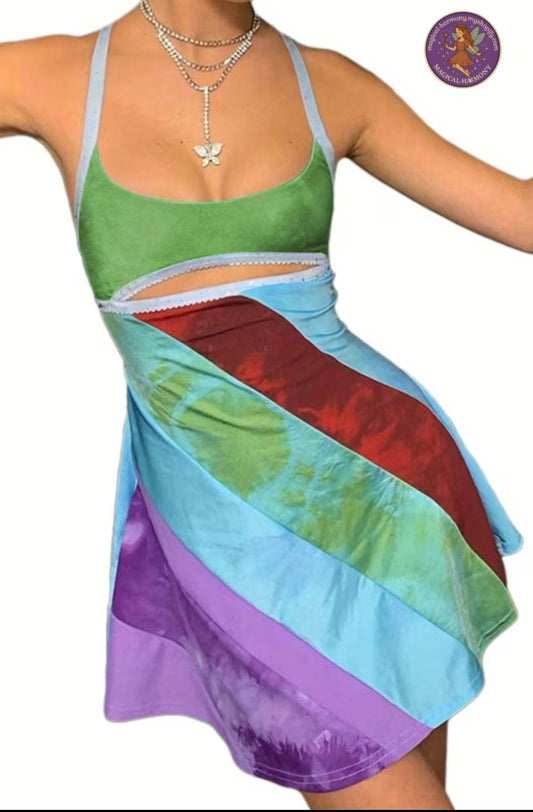 Women’s Casual Suspender A-Line Dress