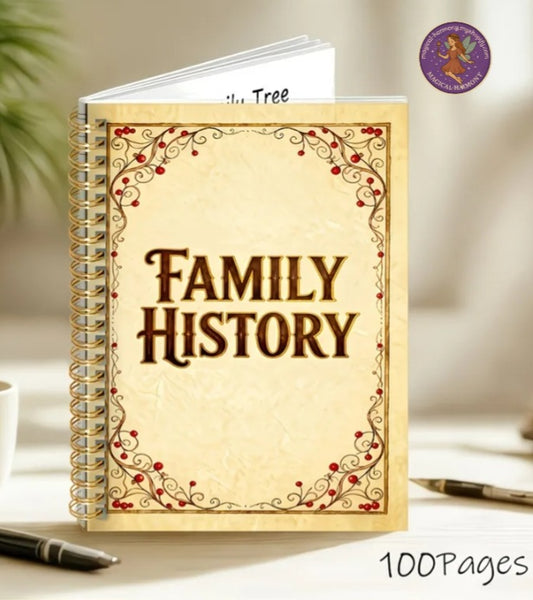 Family Tree Book & Genealogy Planner