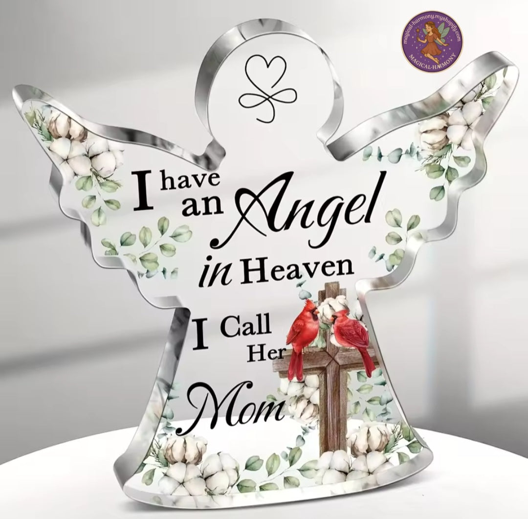 Angel-Shaped Plaque