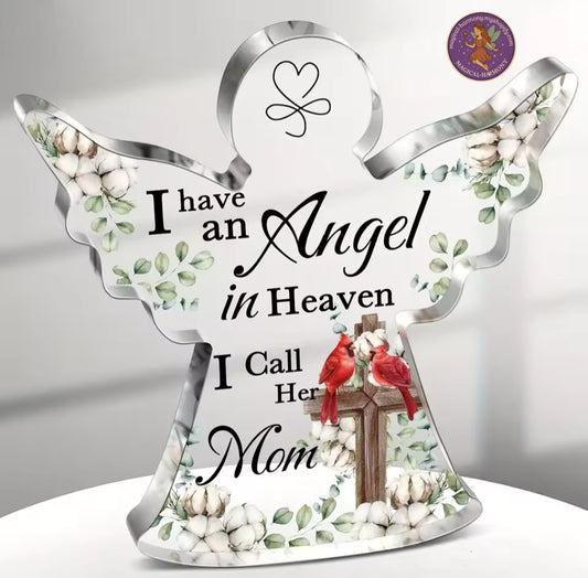 Angel-Shaped Plaque