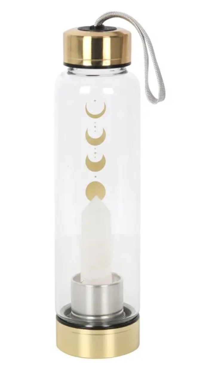 Moon phase water bottle