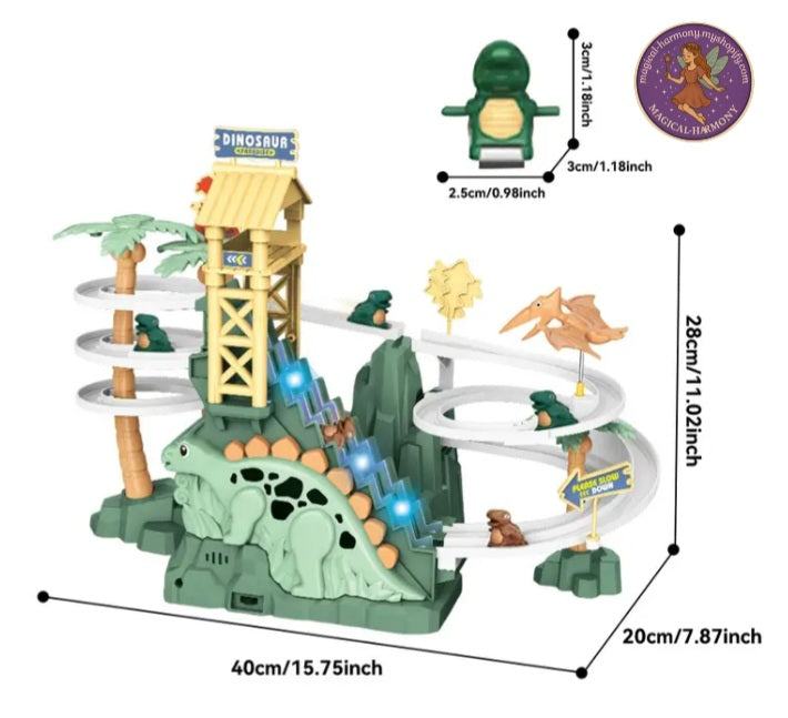 Dinosaur Climbing Slide Music Toy